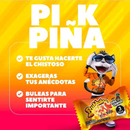 Chicle Bubbaloo sabor Piña Chamoy-- 47 pzas en caja