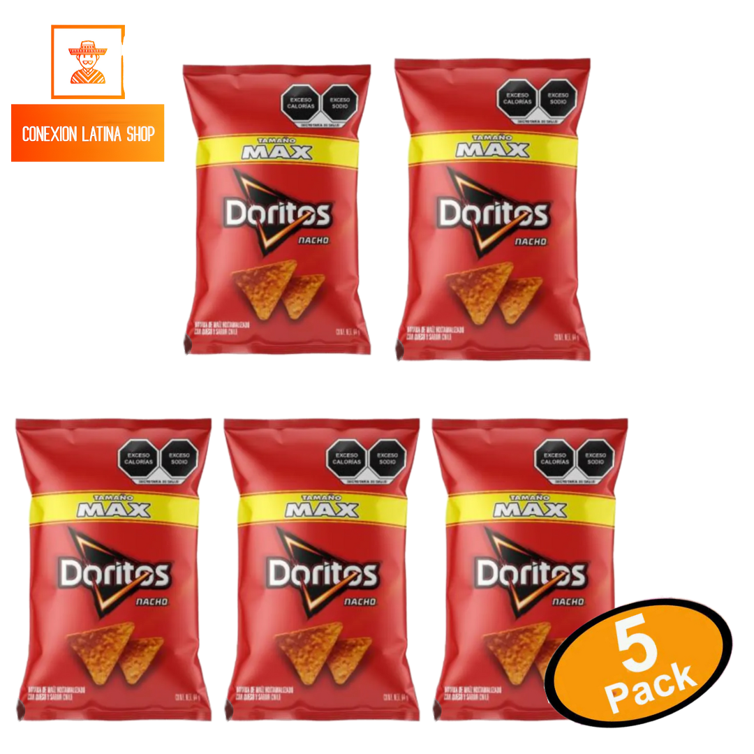 Doritos Nachos Mexicanos .. Bolsas Pequeñas.. 5 en la caja