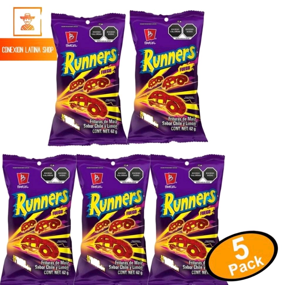 Runner Barcel Fuego--- 5 Bolsas Pequeñas