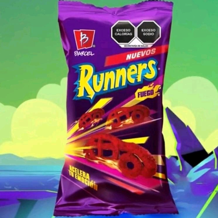 Runner Barcel Fuego--- 5 Bolsas Pequeñas