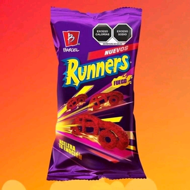 Runner Barcel Fuego--- 5 Bolsas Pequeñas