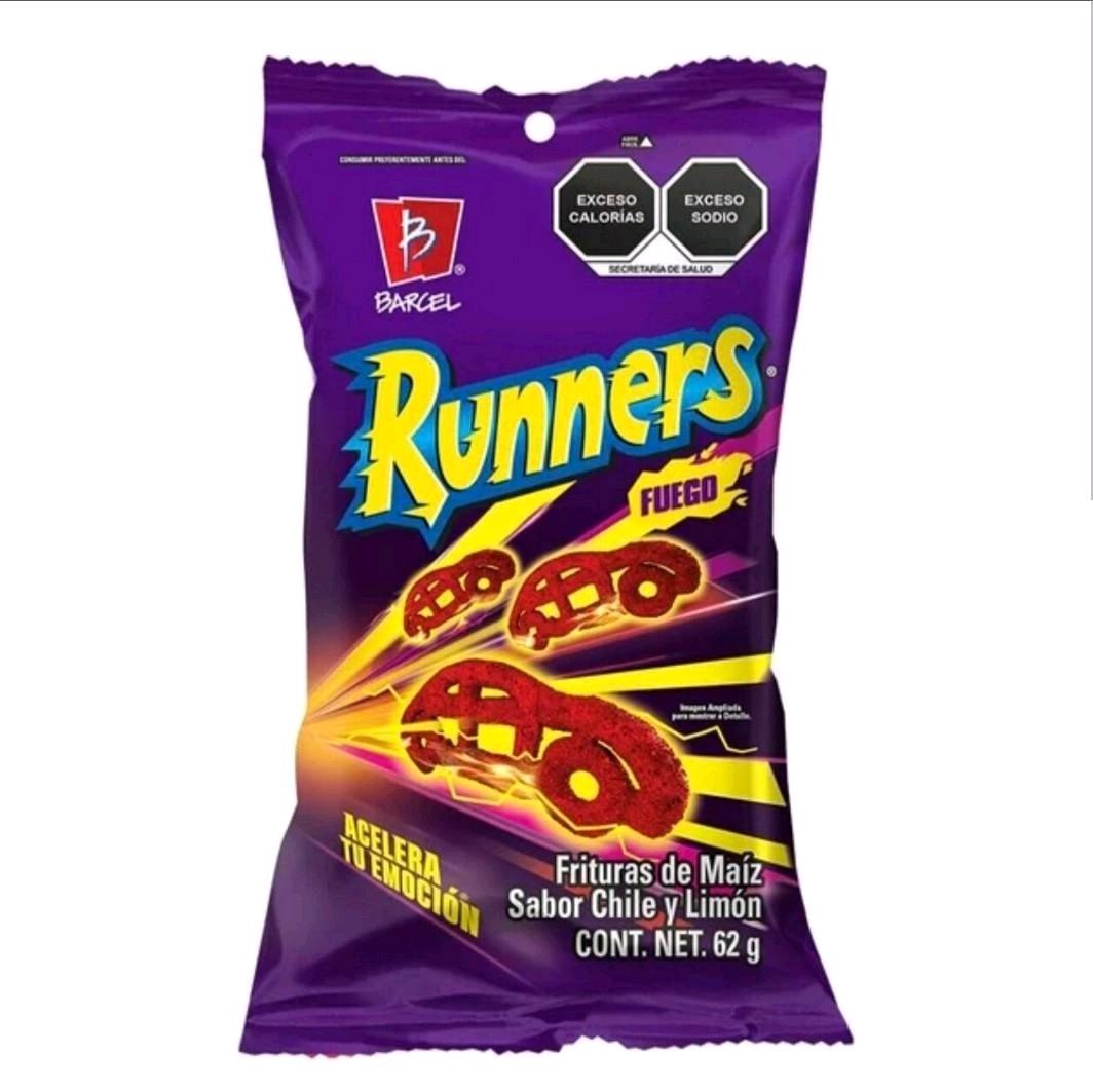 Runner Barcel Fuego--- 5 Bolsas Pequeñas