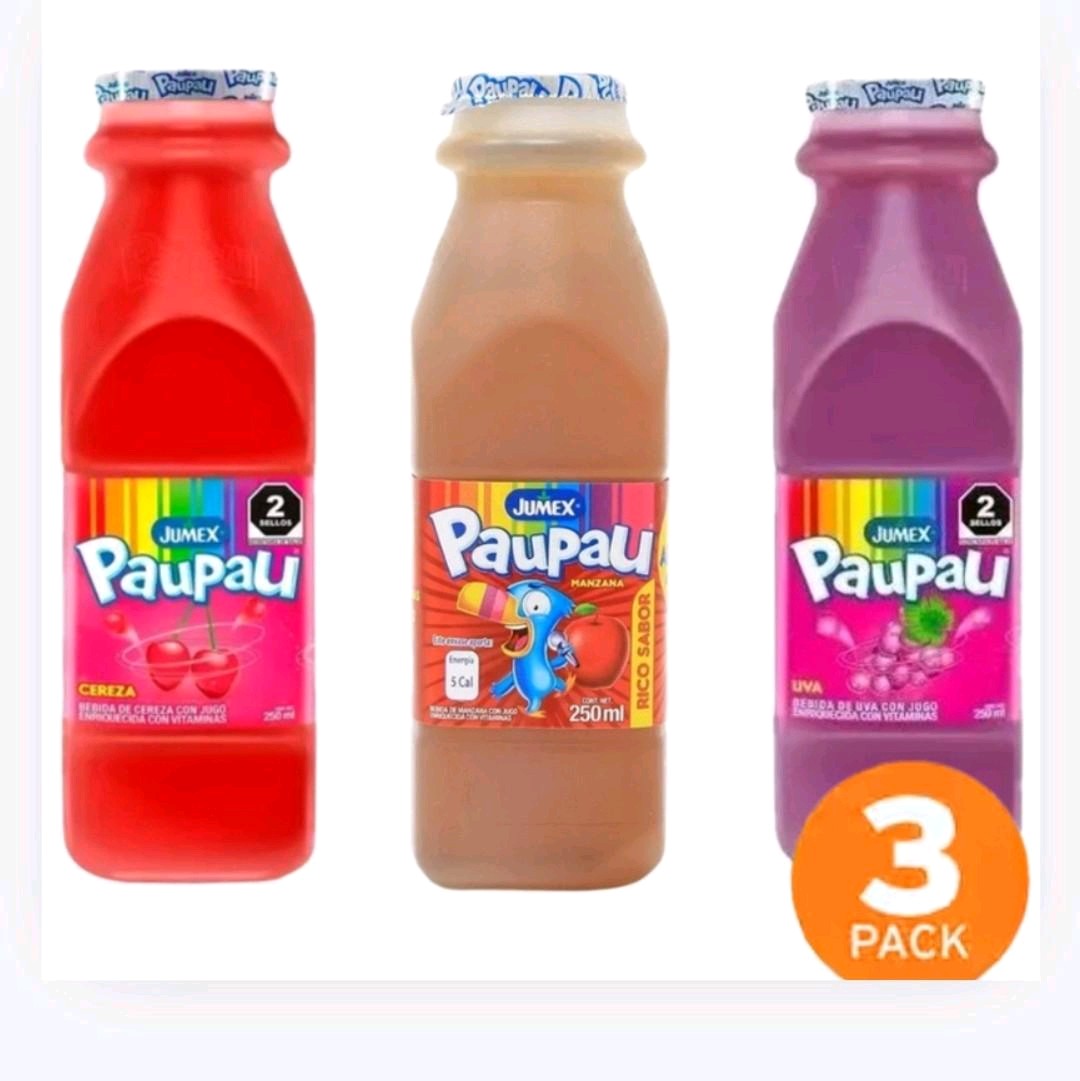 Paupau Jugo de sabore--- 3 Jugos sabores Mixtos