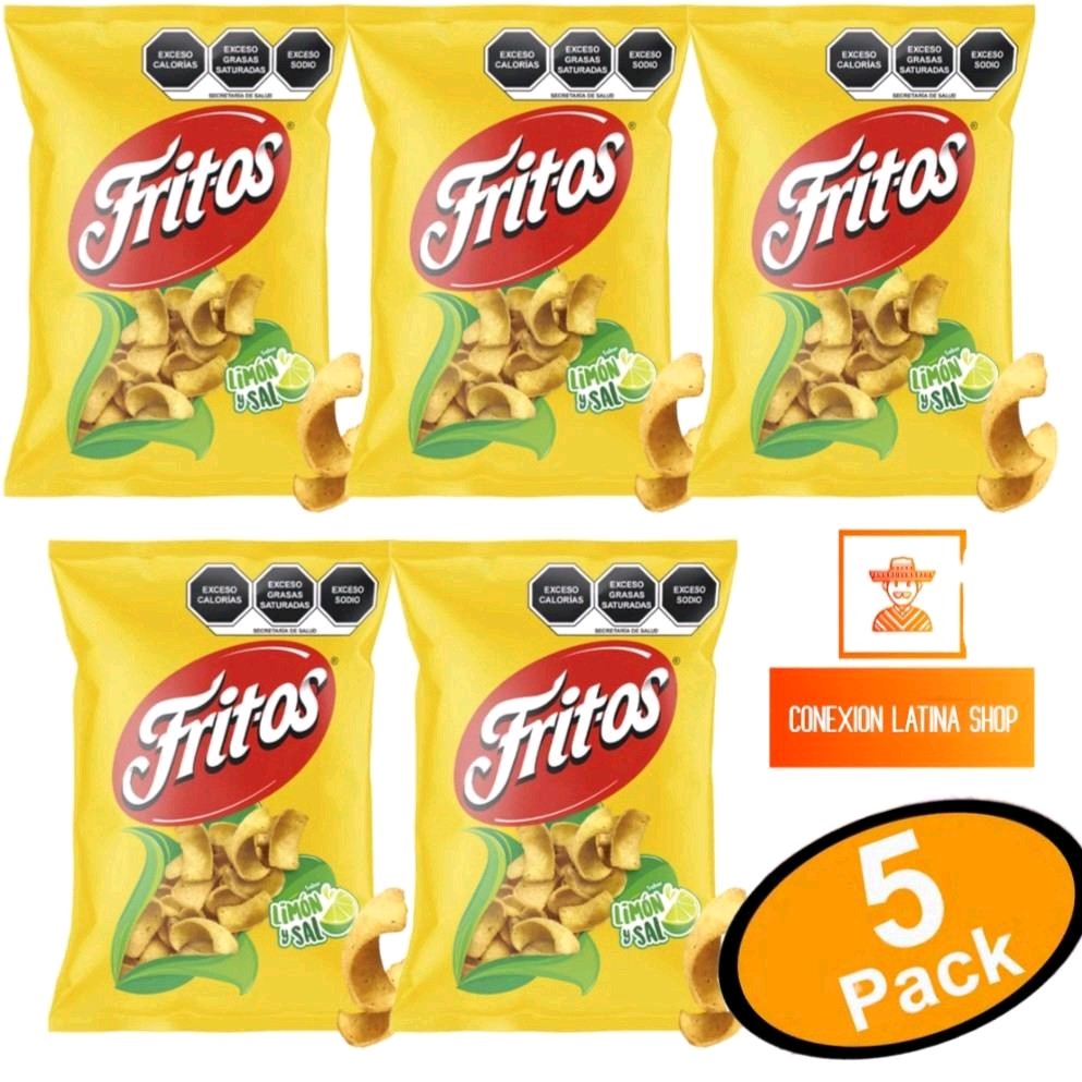 Fritos Sal y Limon--- 5 Paquetes Pequeños