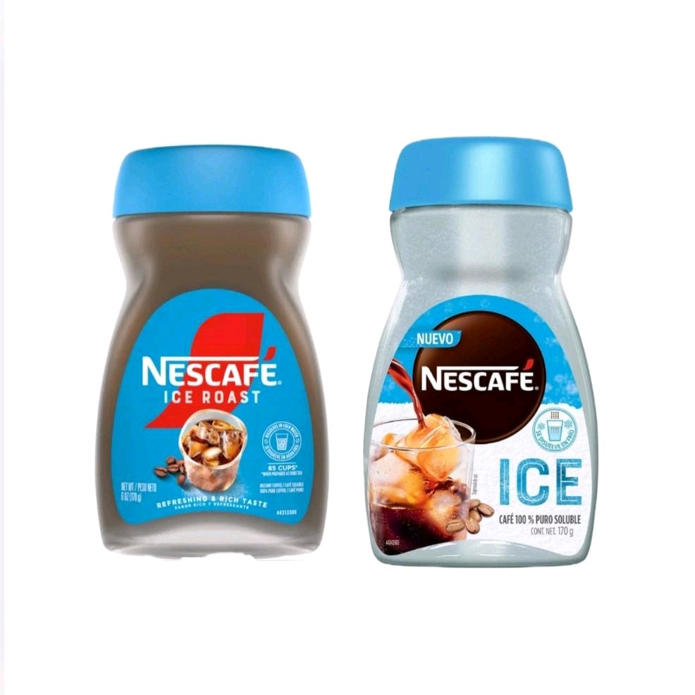 Nescafe Ice Roast Mexicano y Americano-- El perfecto ingrediente para tu cafe frio-- 2 Nescafes