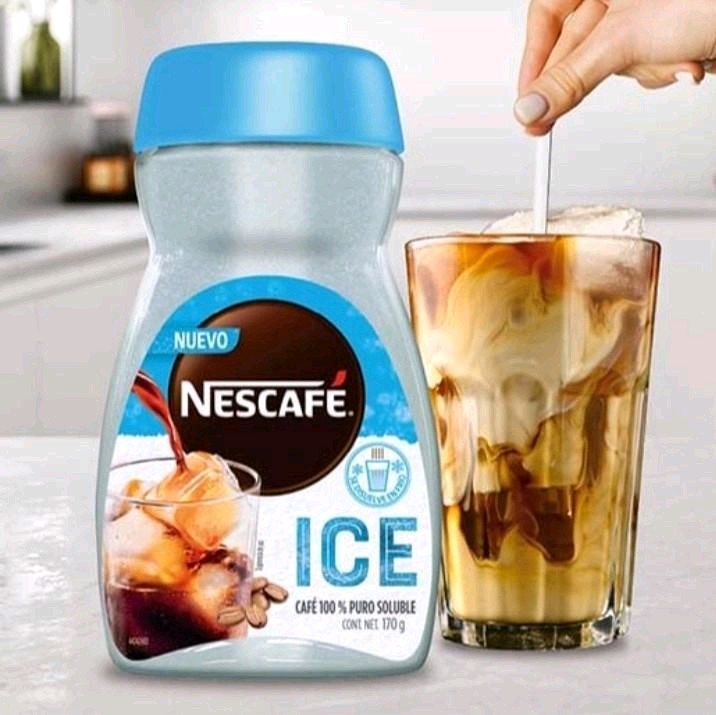 Nescafe Ice Roast Mexicano y Americano-- El perfecto ingrediente para tu cafe frio-- 2 Nescafes