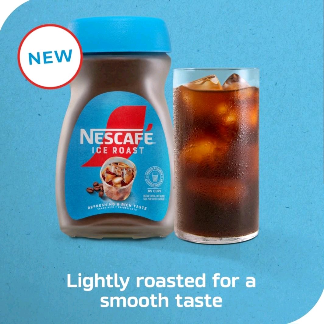 Nescafe Ice Roast Mexicano y Americano-- El perfecto ingrediente para tu cafe frio-- 2 Nescafes