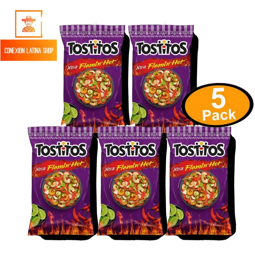 Tostitos Xtra Flaming Hot--5 Paquetes Pequeños