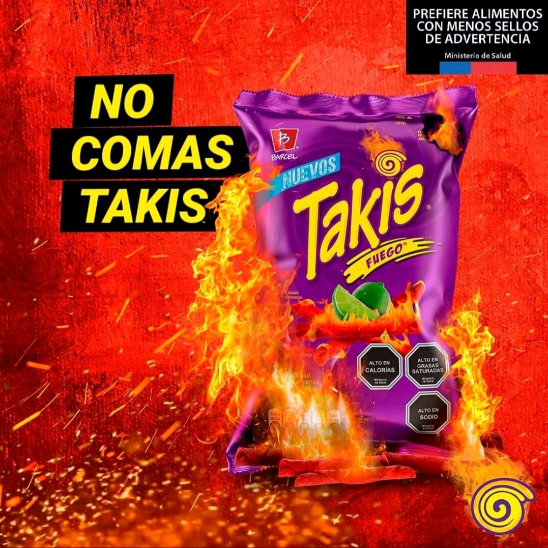 Takis Fuego Bolsa Pequeñas 3.5oz--- 5 Paquetes Pequeños