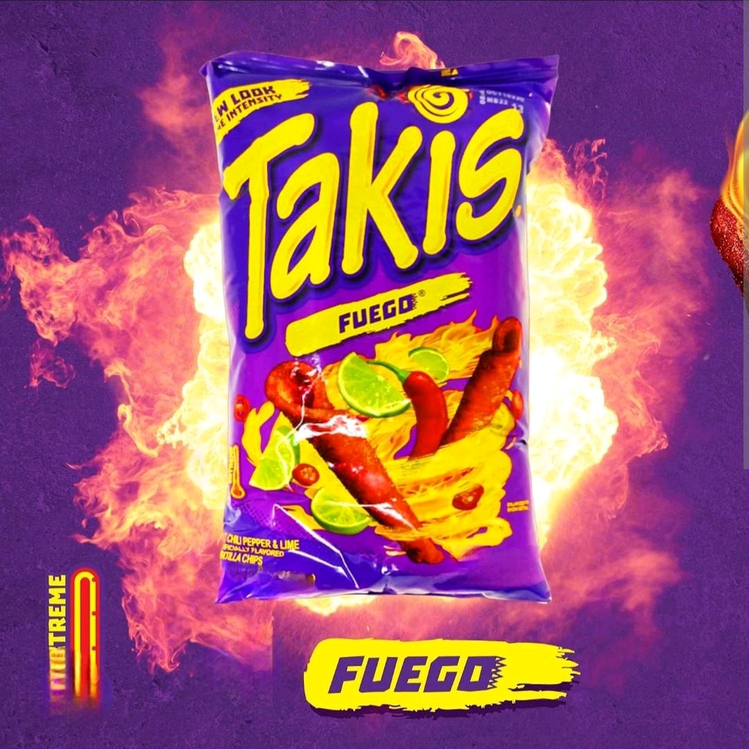 Takis Fuego Bolsa Pequeñas 3.5oz--- 5 Paquetes Pequeños