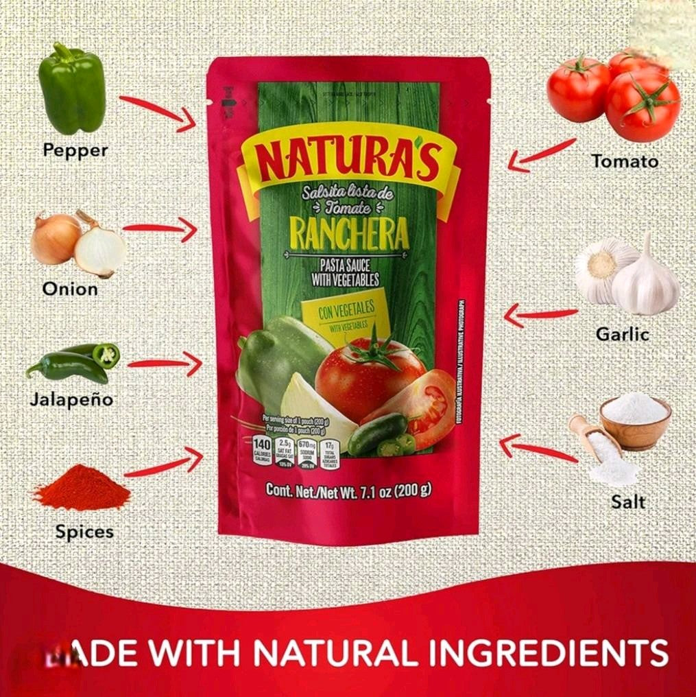 Salsa Lista de Tomate Ranchera 7.1 oz