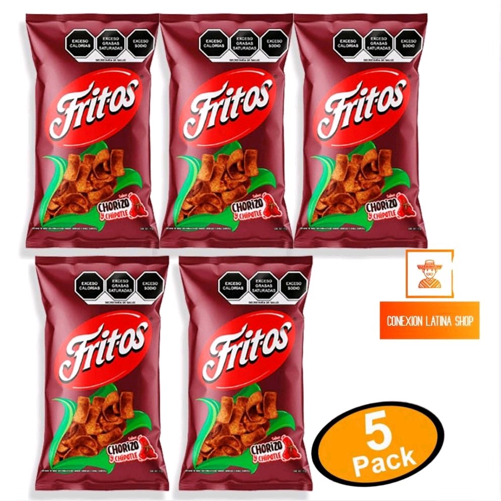 Fritos Chorizo y Chipotle--- 5 Paquetes Pequeños