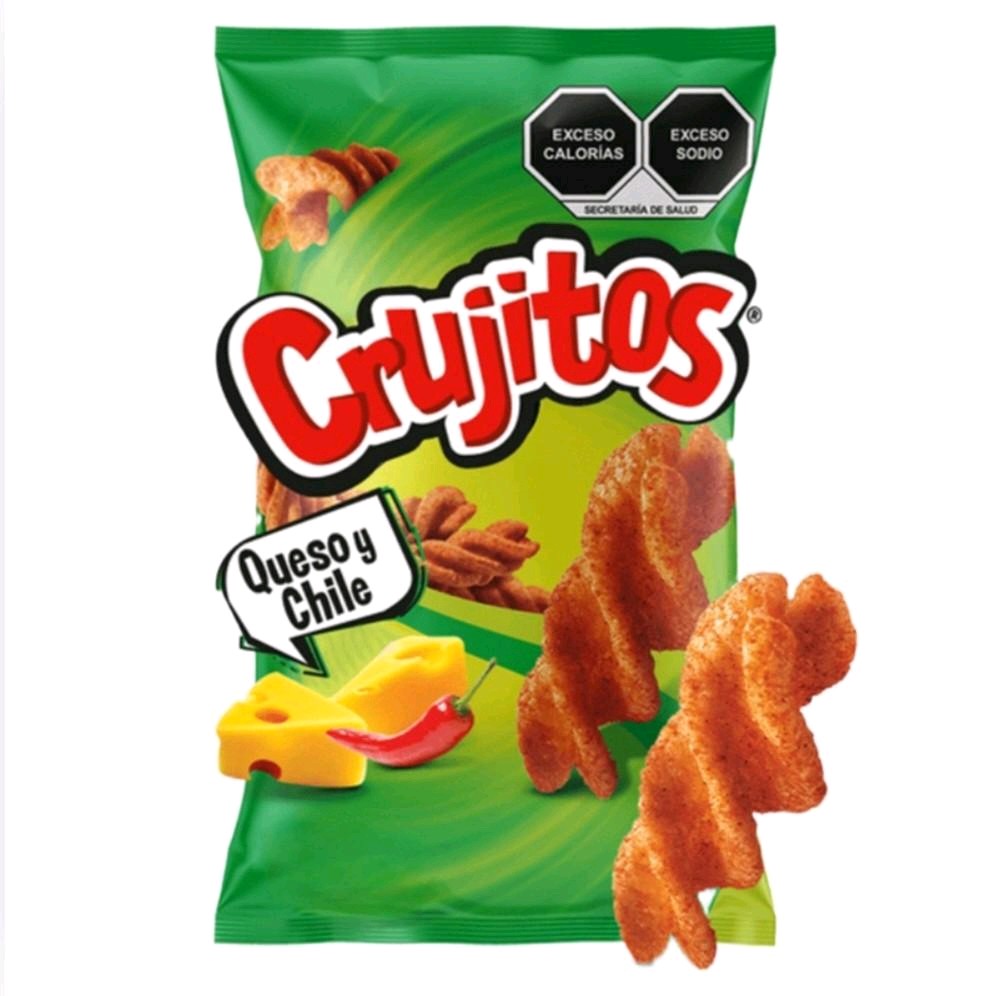 Crujitos Queso y Chile--- 5 Paquete Pequeños