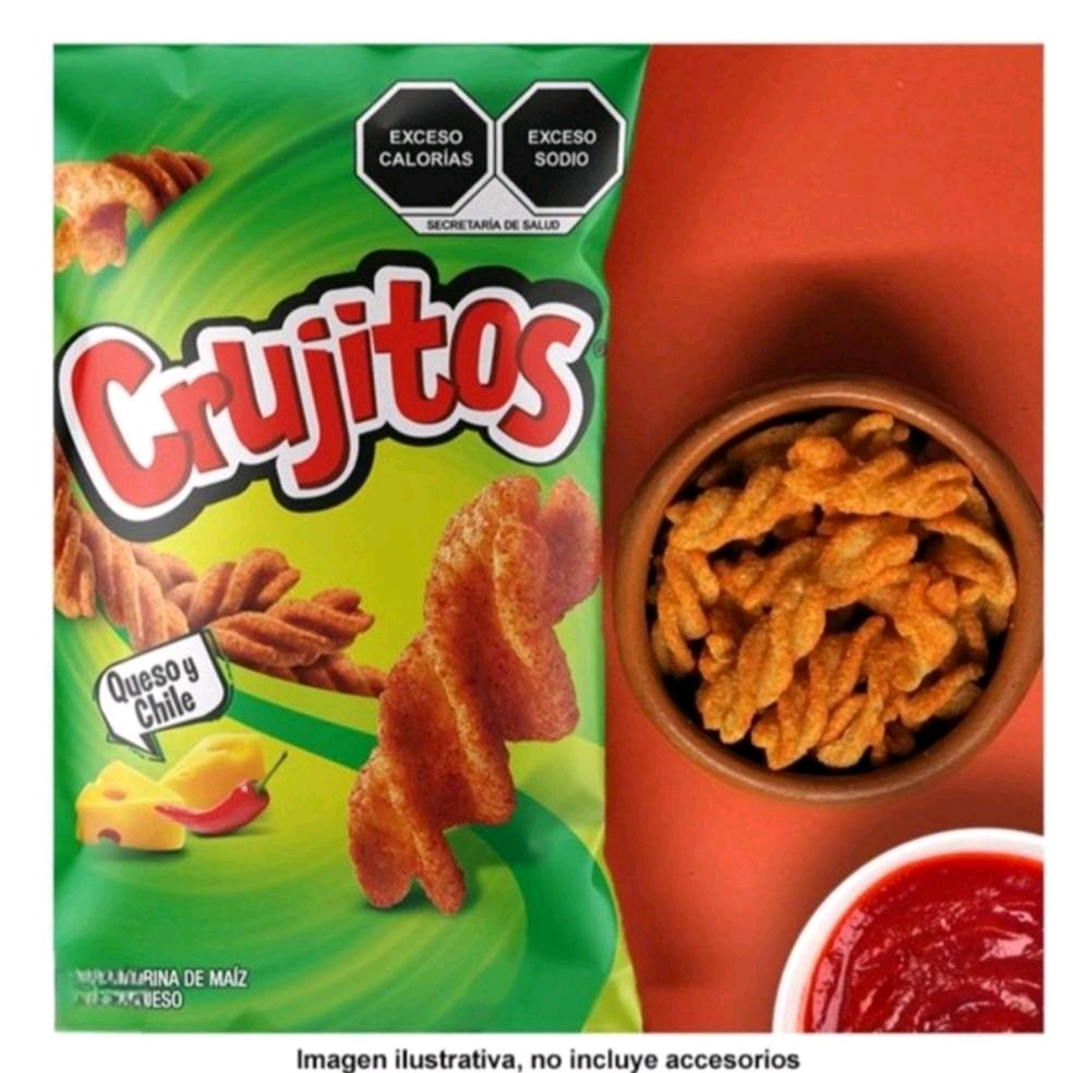 Crujitos Queso y Chile--- 5 Paquete Pequeños
