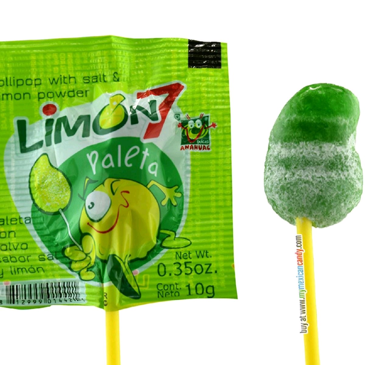 Paleta Limon 7 con sal y Limon 3 unidades en la bolsa