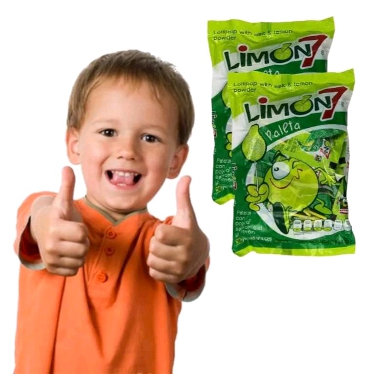 Paleta Limon 7 con sal y Limon 3 unidades en la bolsa