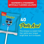 Vero Paleta Pinta Azul 40pzas en bolsa