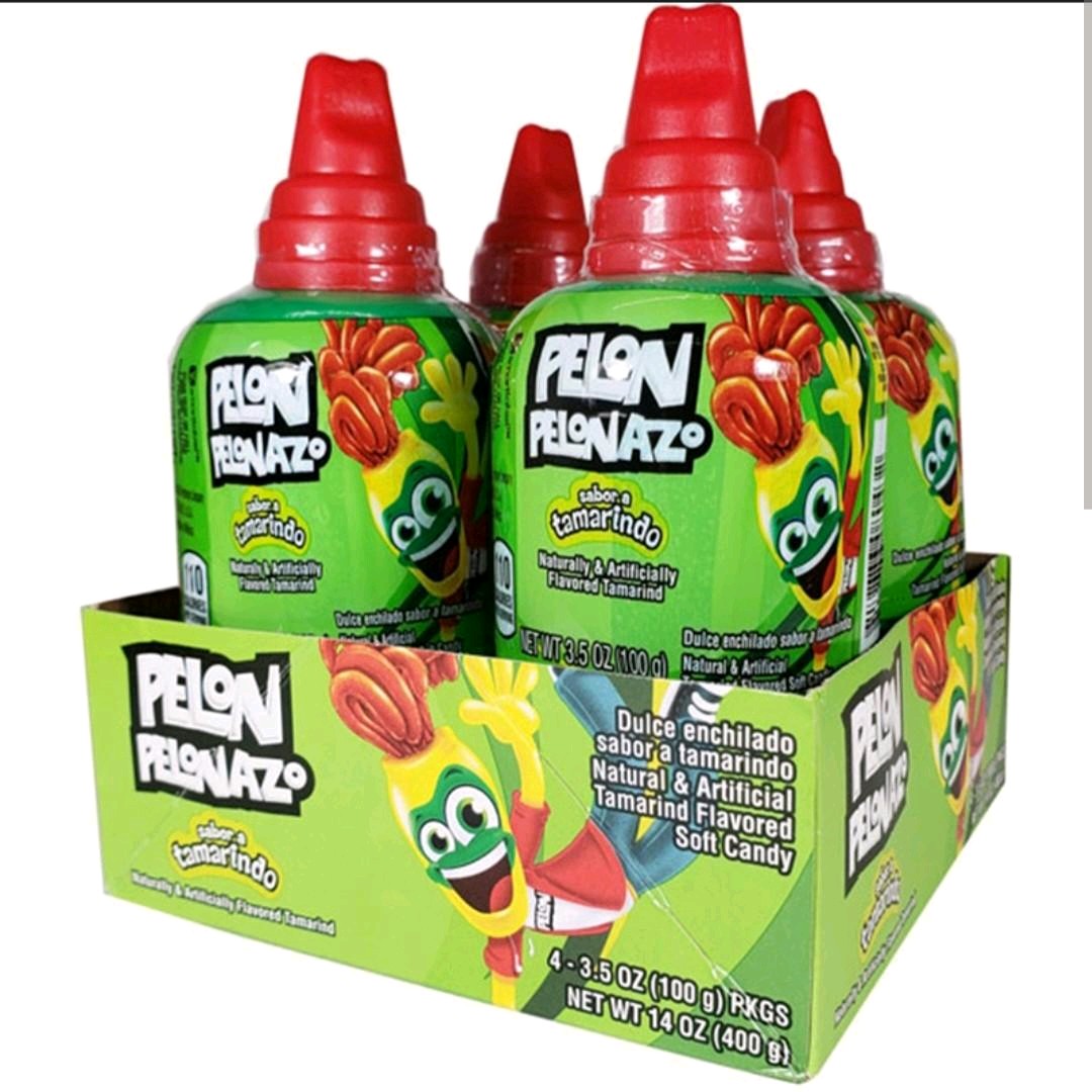 Pelon Pelonazo Dulce de Tamarindo 14oz.. 4 en cada caja