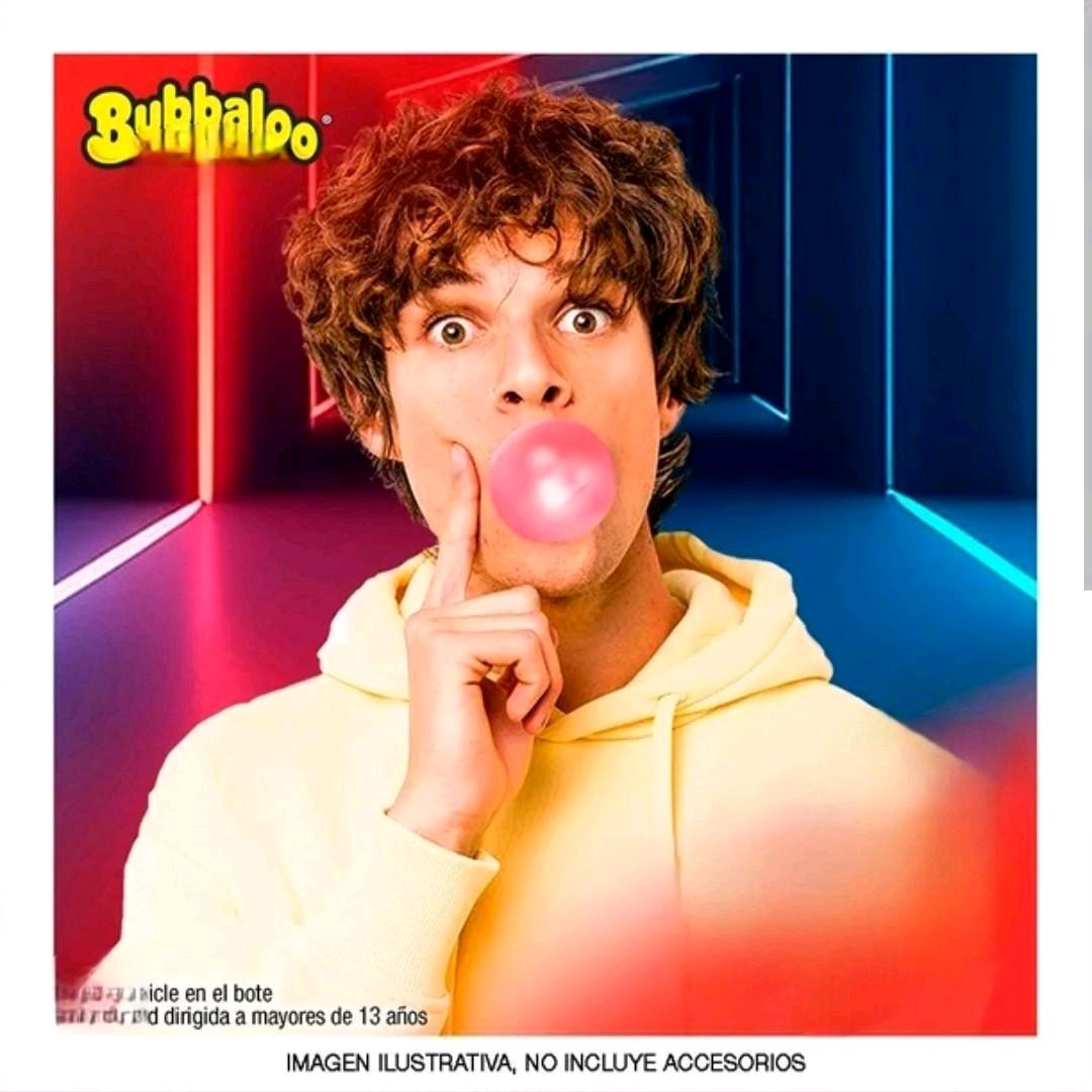 Chicle Bubbaloo sabor Tutty Frutty-- 47 pzas en caja