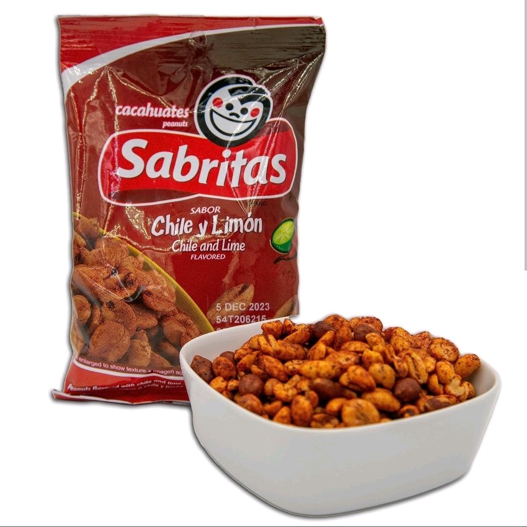 Cacahuate Sabritas Chile Limon--2 Paquetes en caja