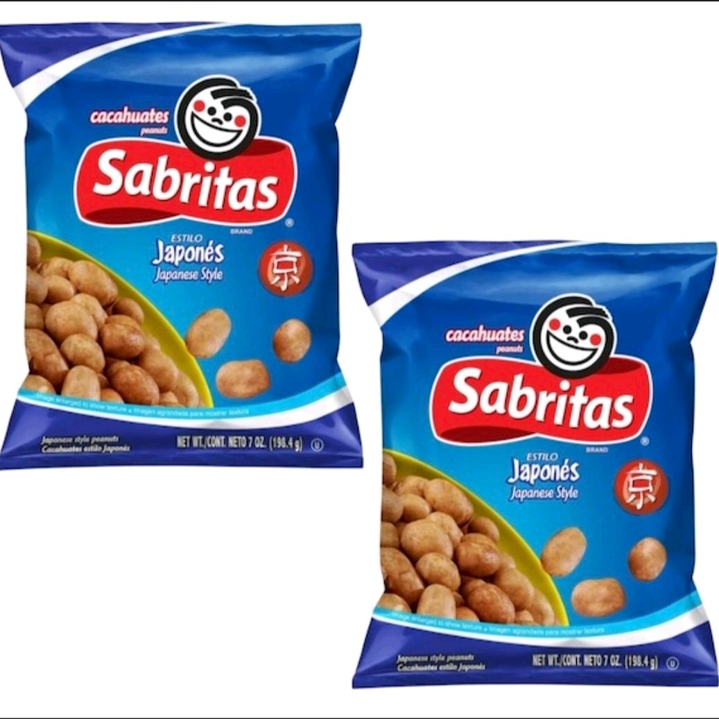 Cacahuante Sabritas Japones sal--- 2 Paquetes en caja