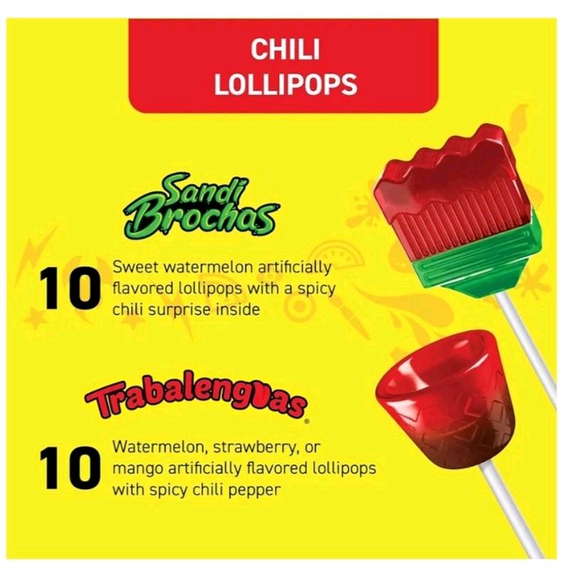 Vero Paletas Banda Mix-- 40pzas en bolsa