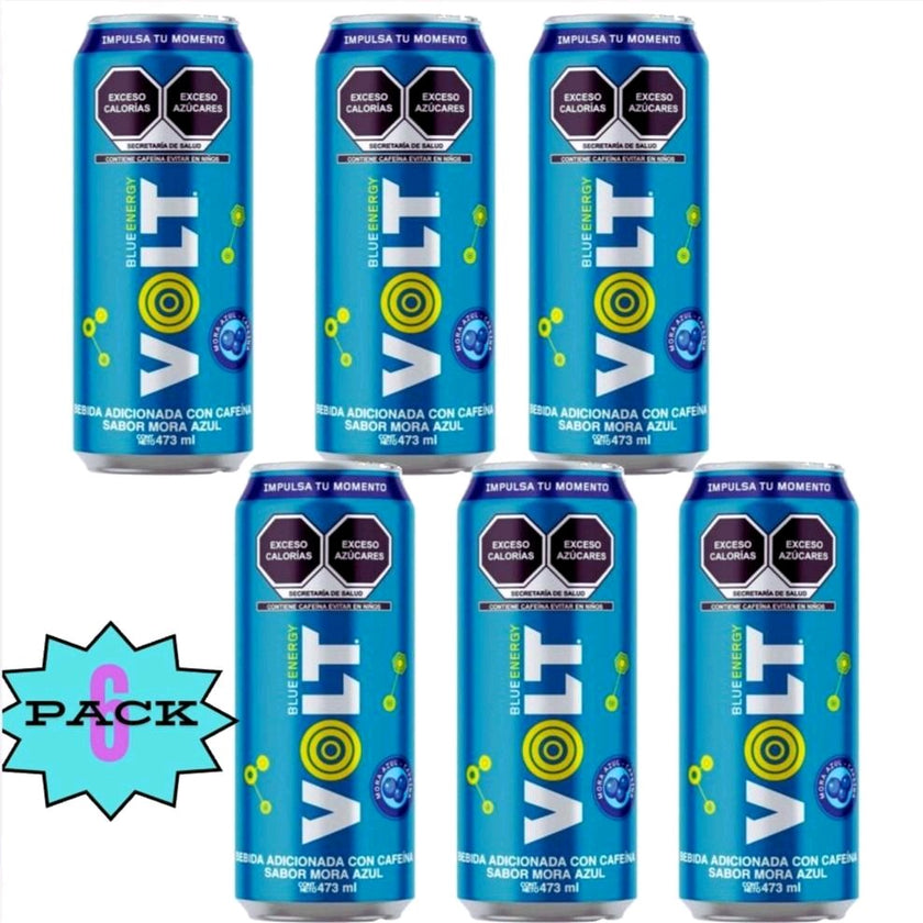 Volt Mora Azul Bebida Energizante--6 Pack
