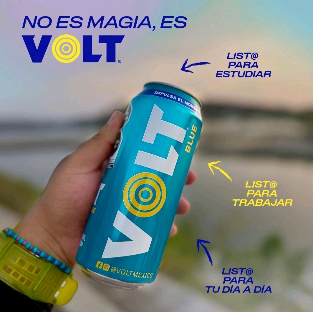 Volt Mora Azul Bebida Energizante--6 Pack