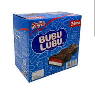 Bubulubu Ricolino Marshmellow chocolate y fresa--- 24 pzas