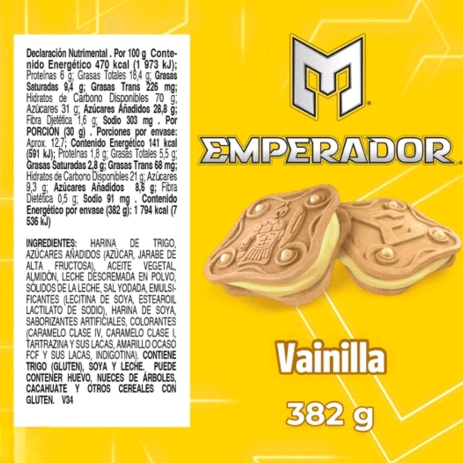 Galletas Emperador Vainilla