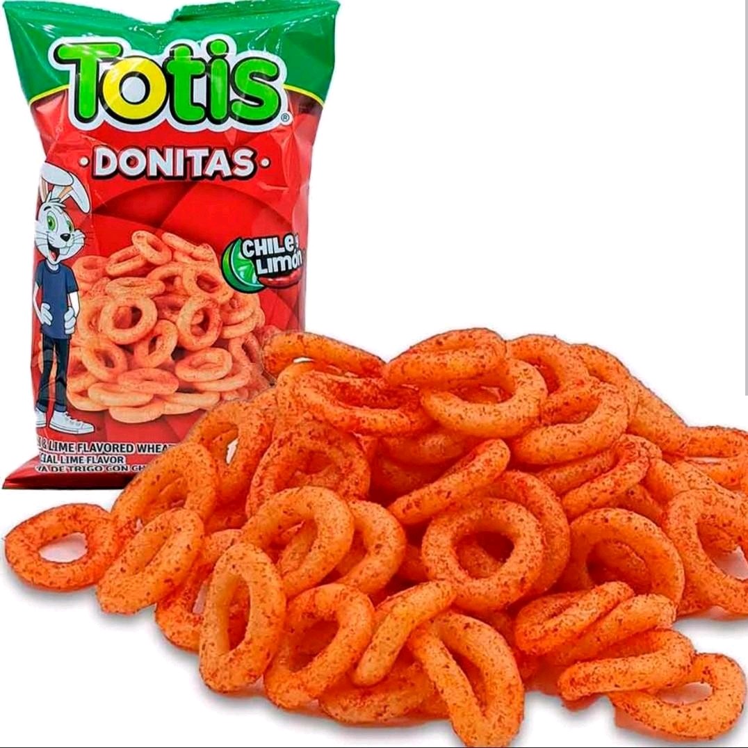 Totis Chile Limon--- 5 Paquetes 1.76oz