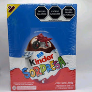 Huevitos Kider Sorpresa Mex Chocolate--- 12 pzas Niño