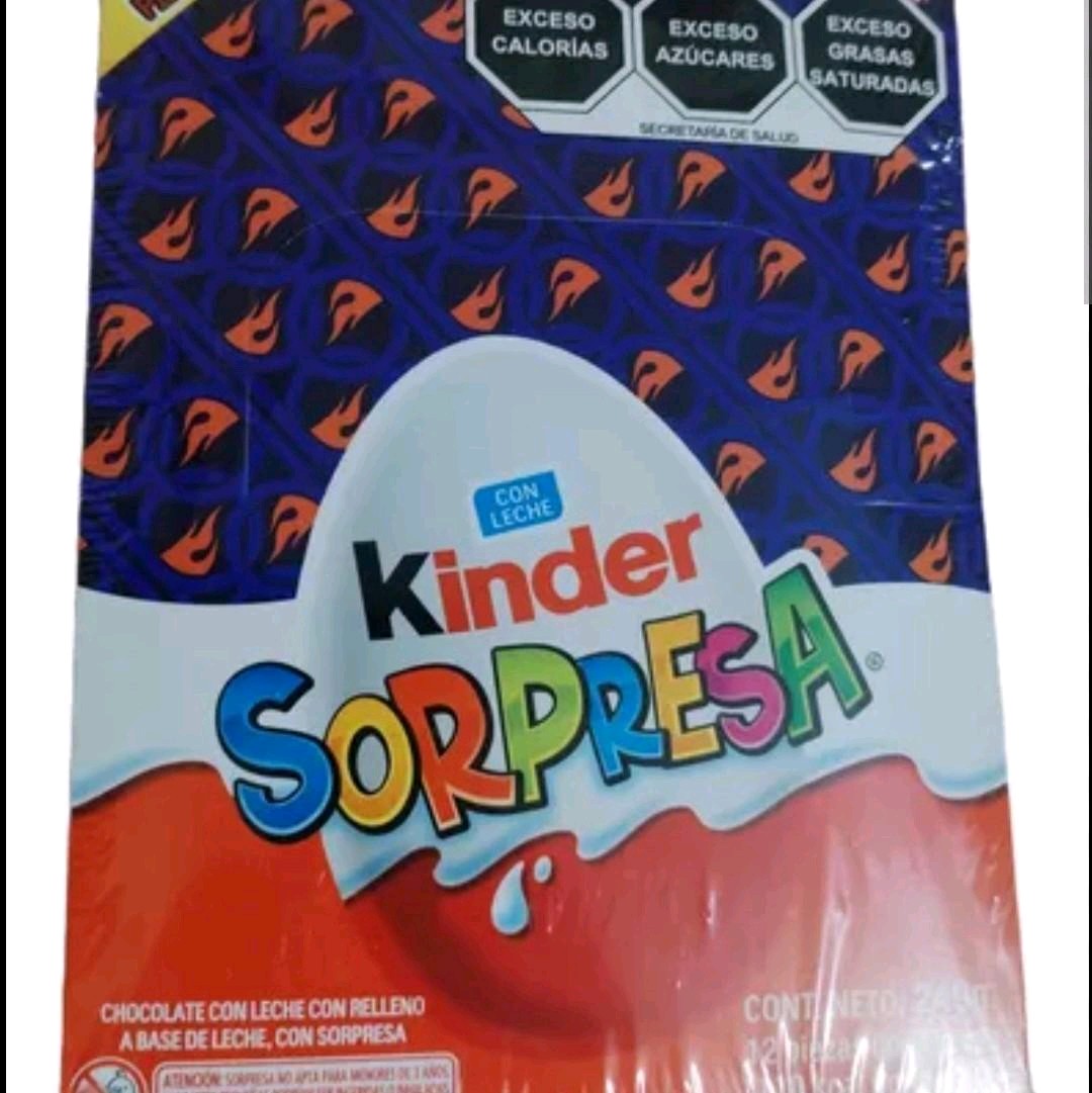 Huevitos Kider Sorpresa Mex Chocolate--- 12 pzas Niño