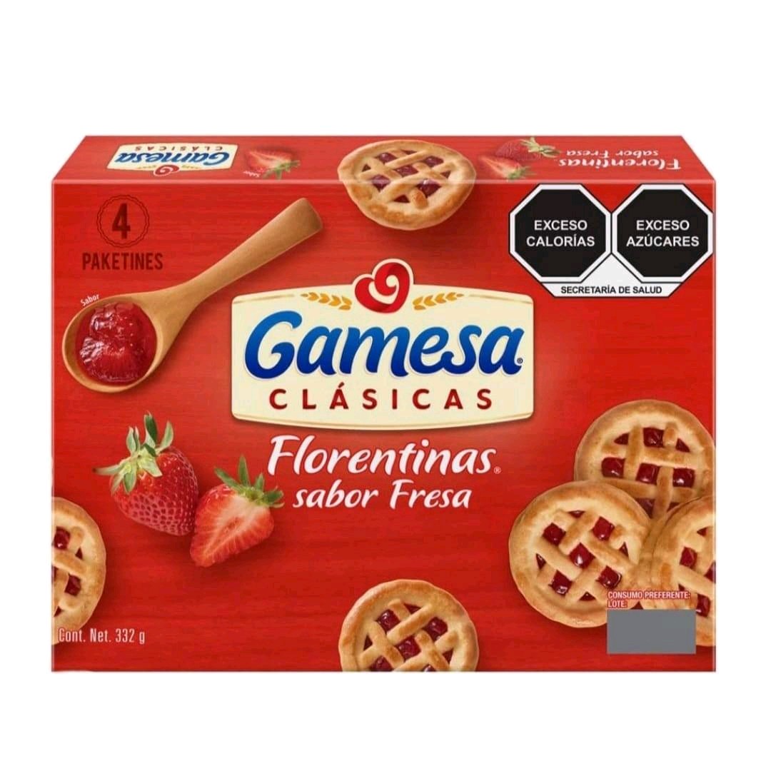 Galletas Gamesa Florentinas de fresa
