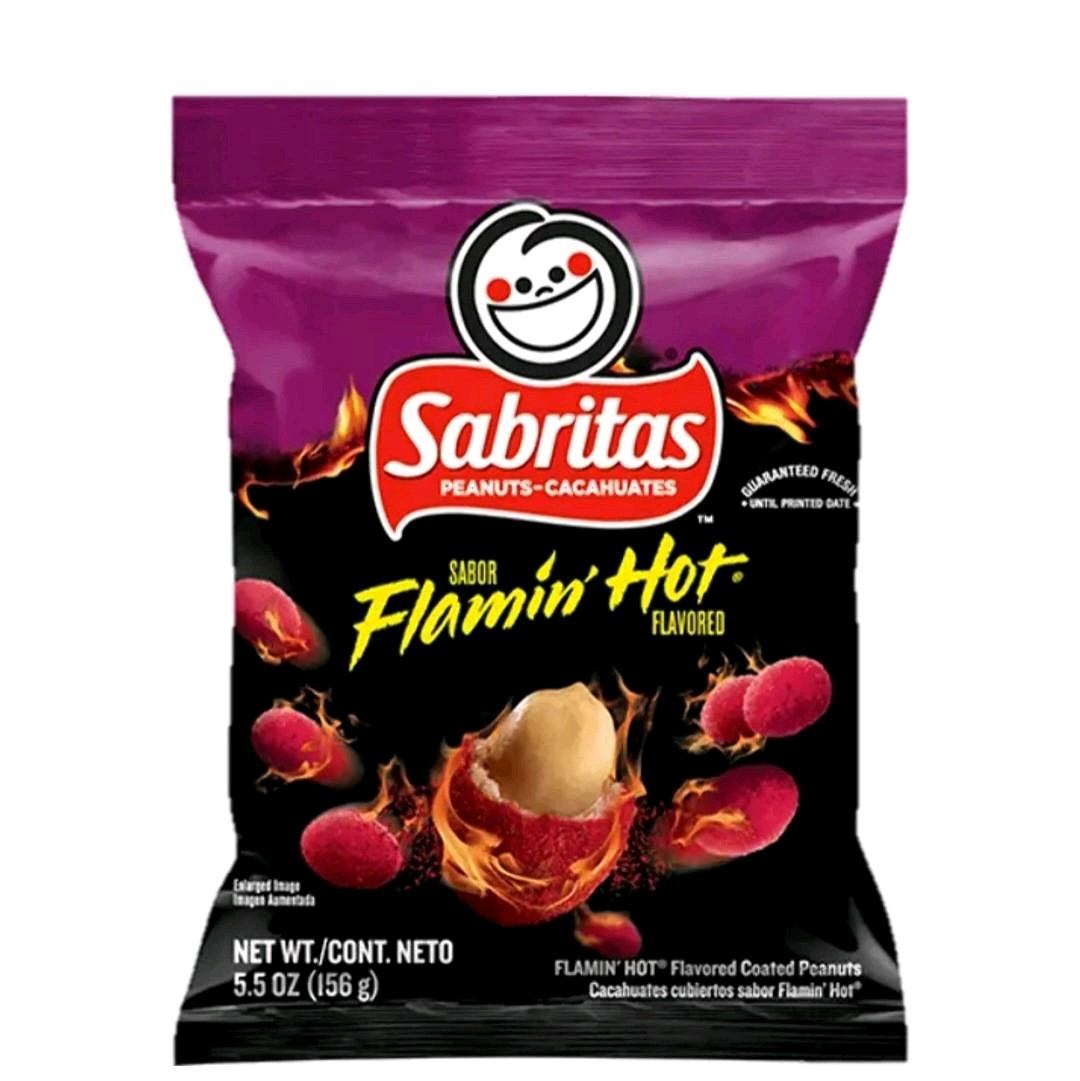 Cacahuate Sabritas Xtra Flaming Hot-- 2 Paquetes