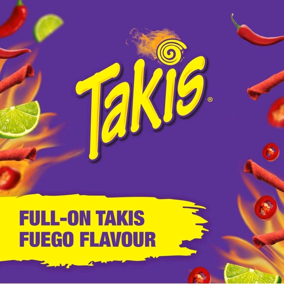 Takis Fuego 9oz--2 Paketes en Caja
