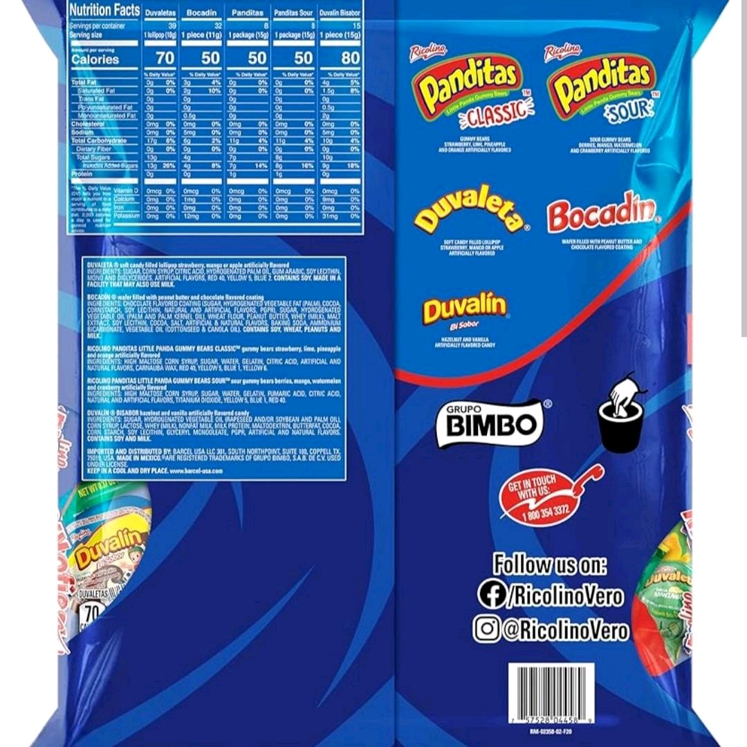 Ricofiesta Ricolino Piñatero 3lb