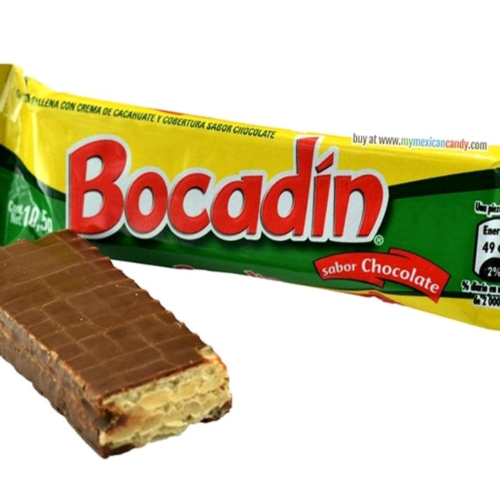 Bocadin galleta con chocolate 50pzas