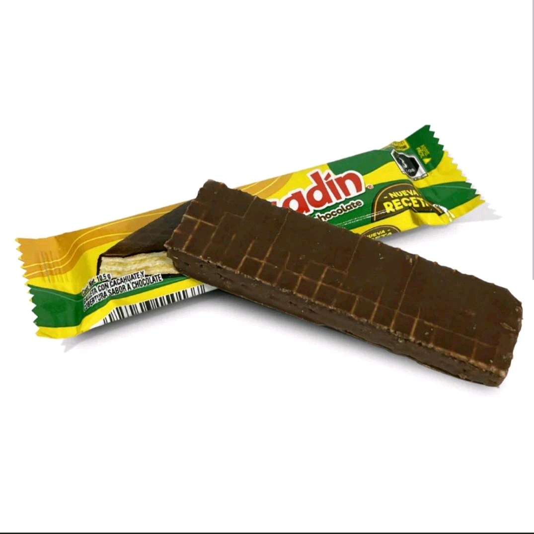 Bocadin galleta con chocolate 50pzas