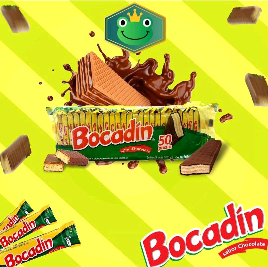 Bocadin galleta con chocolate 50pzas