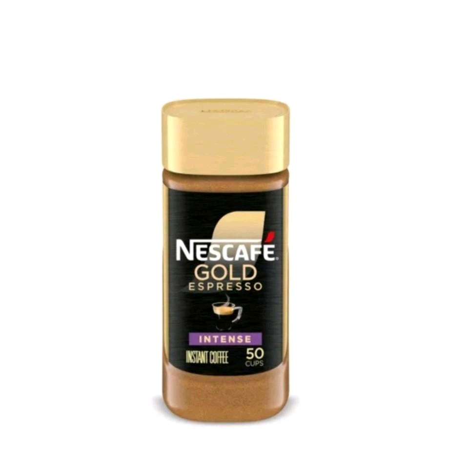 Nescafe Gold Espresso Intense 3.5oz--- Cafe Instantaneo