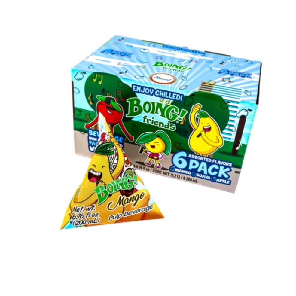 Boing Friends Triangulo 6Pack-- Jugos de Sabores