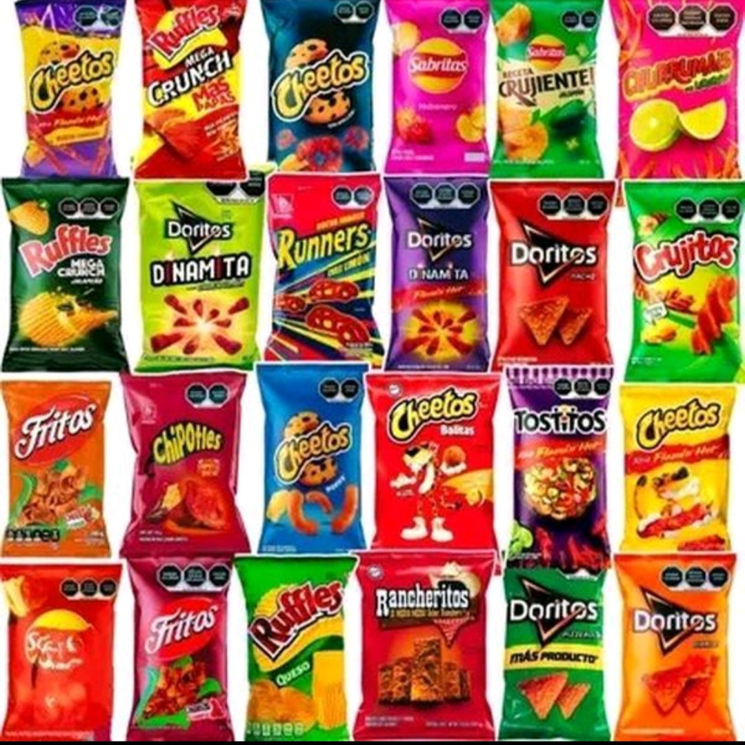 Sabritas Mix 12pzas Paquetes Pequeños