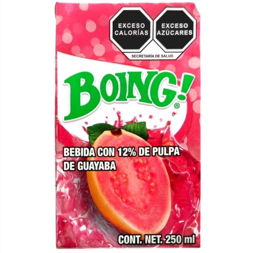 Beverage Boing Juice From Mexico 500ml 4 flavors 4Pack ( Apple, Mango, Grape, Guava) Fruit