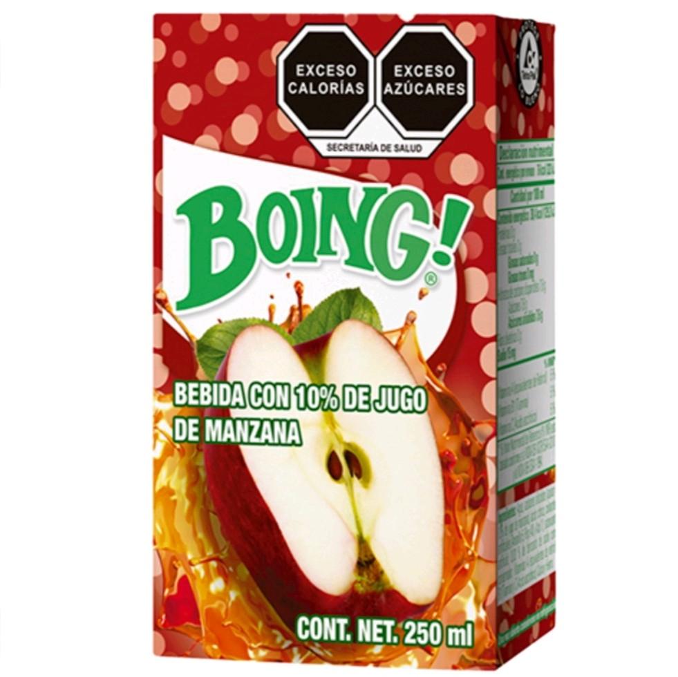 Beverage Boing Juice From Mexico 500ml 4 flavors 4Pack ( Apple, Mango, Grape, Guava) Fruit