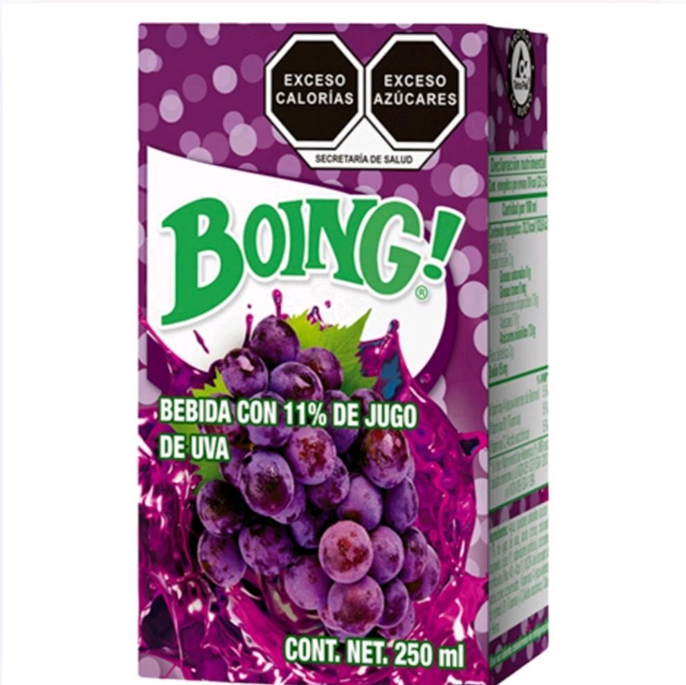 Beverage Boing Juice From Mexico 500ml 4 flavors 4Pack ( Apple, Mango, Grape, Guava) Fruit