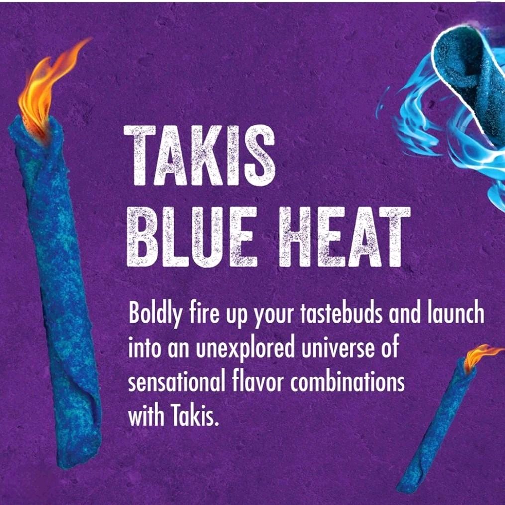 Takis Azul Chili-- 2 Paquetes Grandes