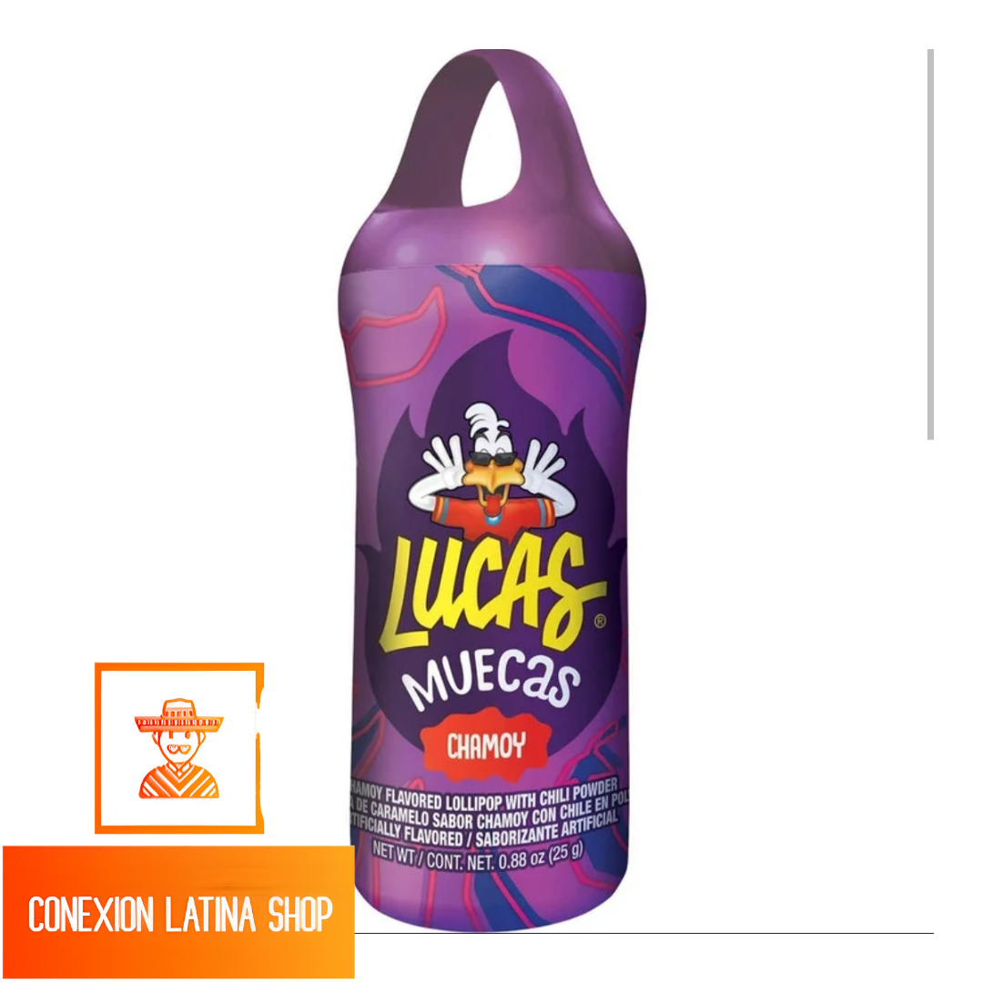 Lucas Muecas Chamoy Caramelizado con Polvo de Chile 10 Lucas en paquete