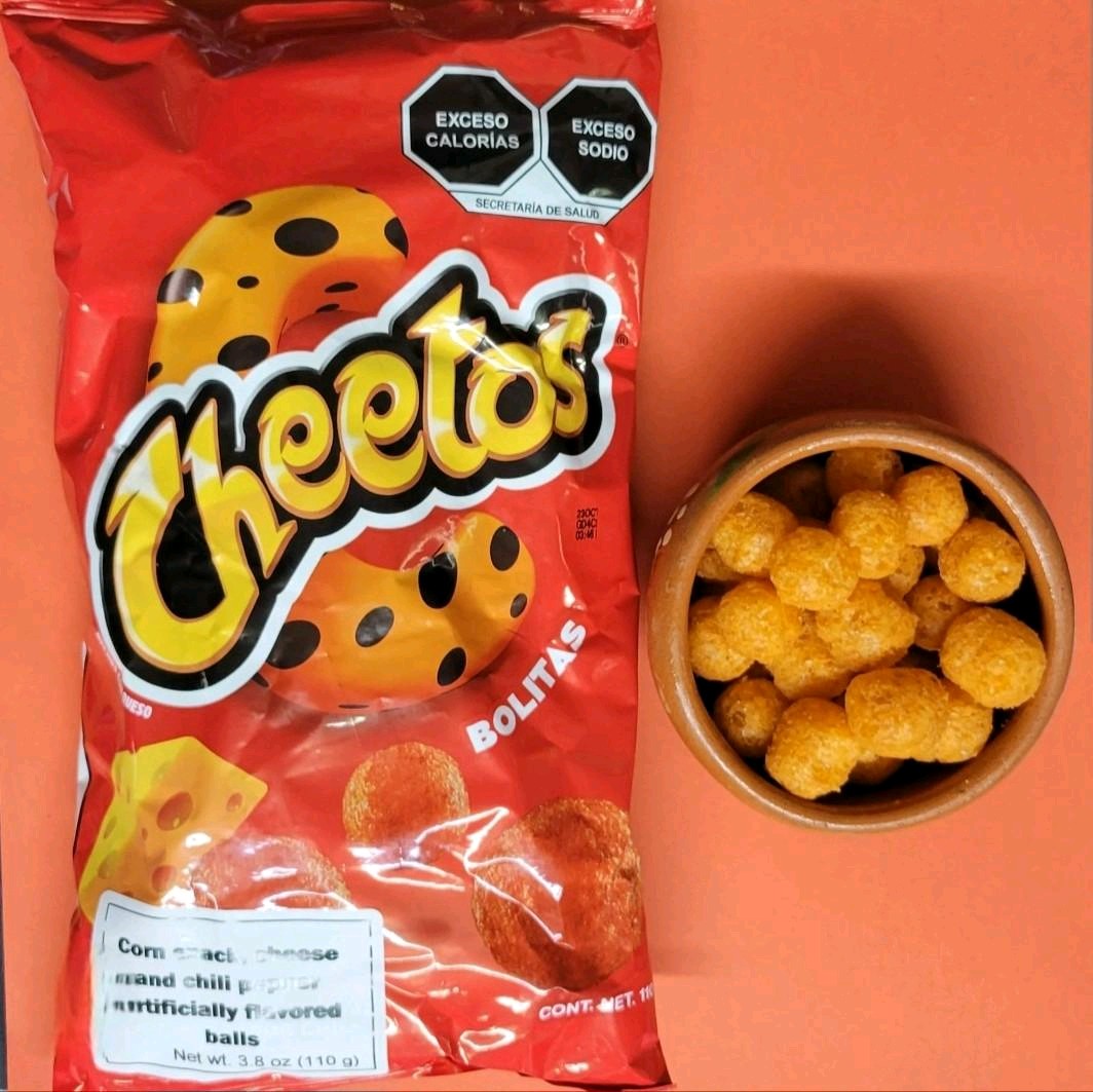 Cheetos Bolitas Queso y Chili--- 5 Paquetes Pequeñas