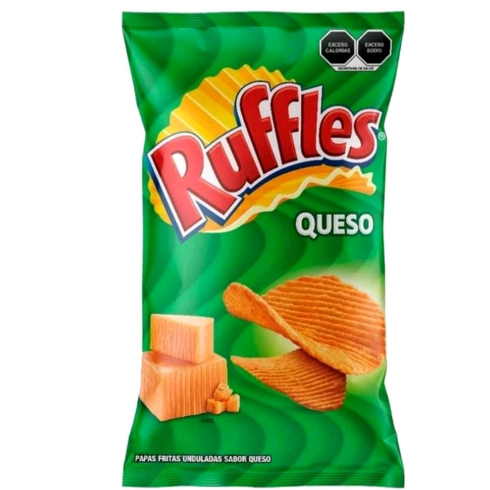 Ruffles Papas Queso.. 5 Paquetes Pequeños